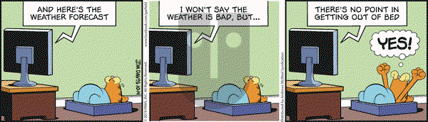 Garfield on Monday October 14, 2019 Comic Strip