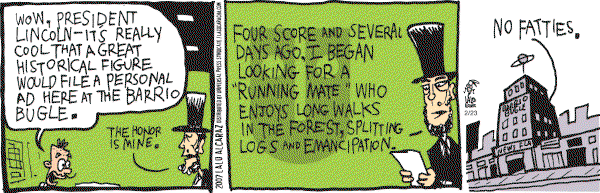 La Cucaracha on Sunday February 25, 2007 Comic Strip