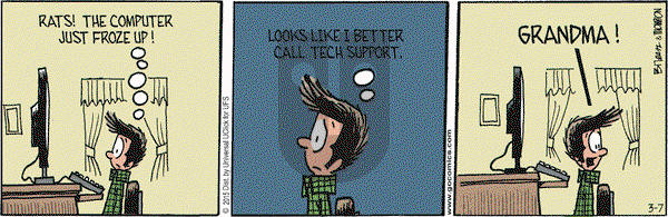 Grand Avenue on Saturday March 7, 2015 Comic Strip