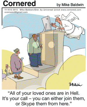 Cornered on Thursday November 19, 2015 Comic Strip