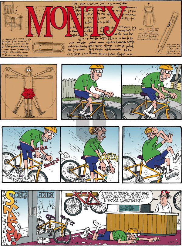 Monty on Sunday March 29, 2020 Comic Strip