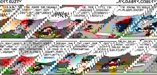 Get Fuzzy on Sunday July 4, 2010 Comic Strip