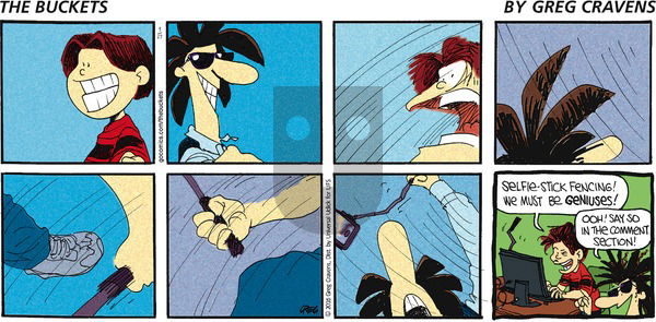The Buckets on Sunday March 27, 2016 Comic Strip
