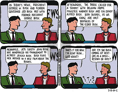 Ted Rall on Monday March 19, 2001 Comic Strip