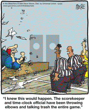 In the Bleachers on Wednesday December 23, 2015 Comic Strip