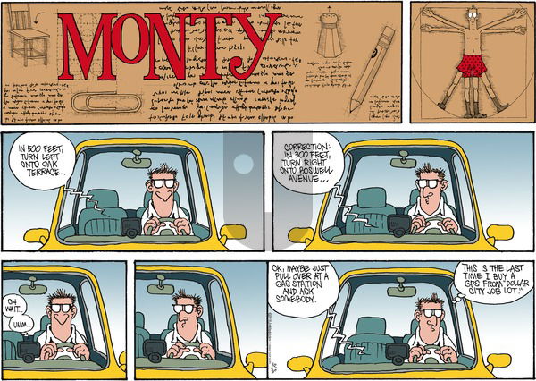 Monty on Sunday October 30, 2016 Comic Strip