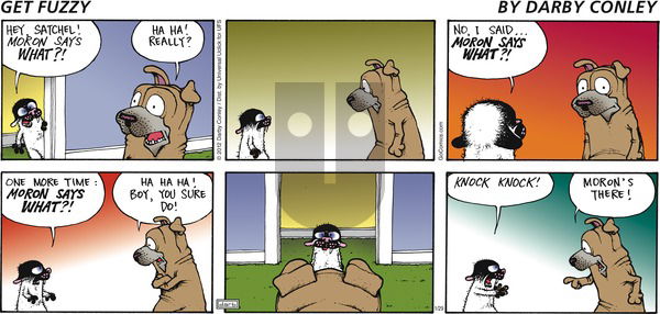 Get Fuzzy - Sunday January 29, 2012 Comic Strip