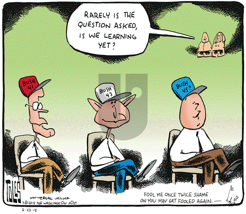 Tom Toles on Monday February 23, 2015 Comic Strip