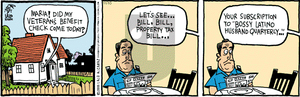La Cucaracha on Monday November 10, 2008 Comic Strip