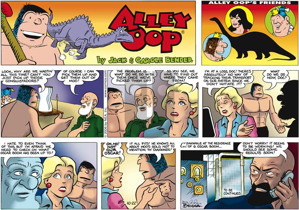 Alley Oop on Sunday October 22, 2006 Comic Strip