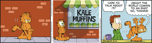 Garfield on Saturday September 14, 2019 Comic Strip