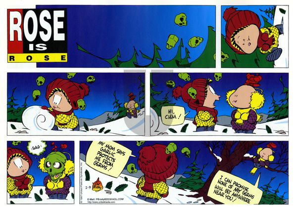 Rose is Rose on Sunday February 9, 1997 Comic Strip