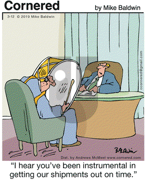 Cornered on Tuesday March 12, 2019 Comic Strip