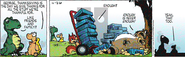 Over the Hedge on Tuesday November 26, 2019 Comic Strip