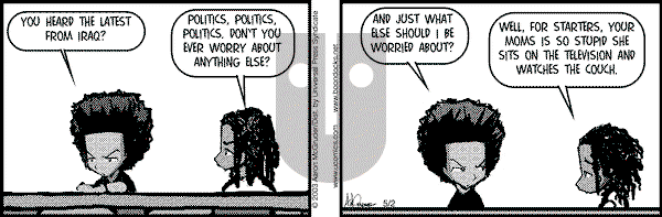 The Boondocks on Friday December 3, 2010 Comic Strip
