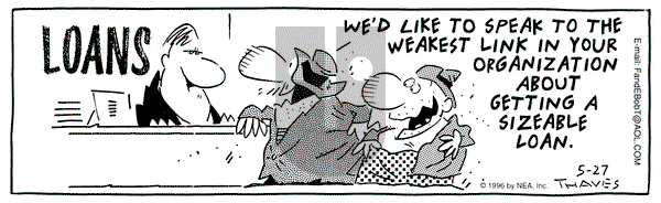 Frank and Ernest on Monday May 27, 1996 Comic Strip
