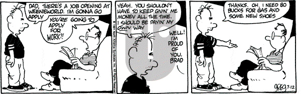 Luann on Friday July 12, 1991 Comic Strip