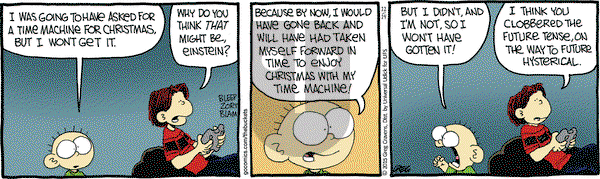 The Buckets on Monday December 14, 2015 Comic Strip