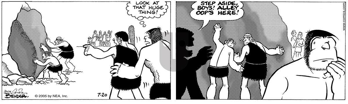 Alley Oop - Wednesday July 20, 2005 Comic Strip