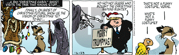 Over the Hedge on Friday December 23, 2016 Comic Strip