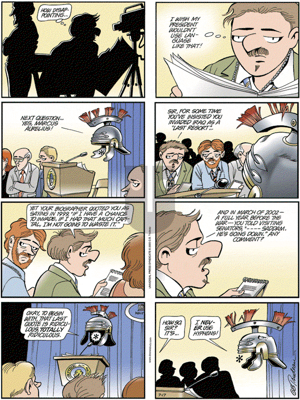 Doonesbury - Sunday July 17, 2005 Comic Strip