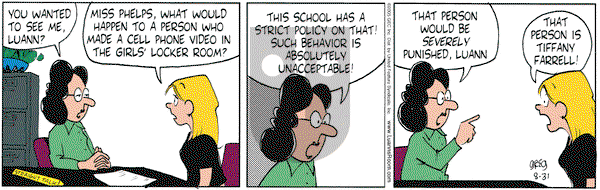 Luann on Wednesday August 31, 2005 Comic Strip