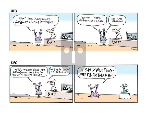 UFO on Monday March 3, 2025 Comic Strip