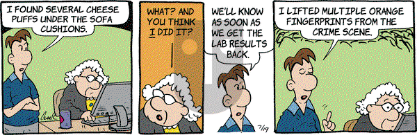 Lola on Tuesday July 19, 2016 Comic Strip