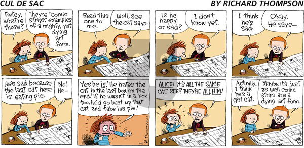 Cul de Sac on Sunday September 23, 2012 Comic Strip