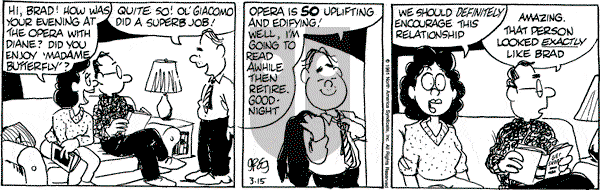 Luann on Friday March 15, 1991 Comic Strip