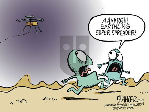 Jeff Stahler on Sunday February 21, 2021 Comic Strip