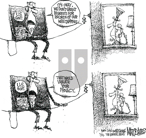 Matt Davies on Tuesday March 14, 2006 Comic Strip