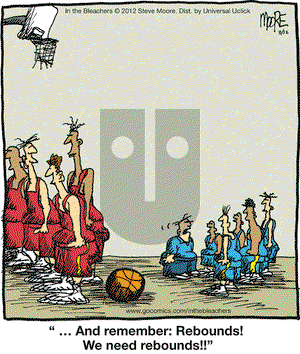 In the Bleachers on Monday March 12, 2012 Comic Strip