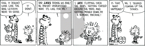 Calvin and Hobbes on Saturday June 27, 2015 Comic Strip