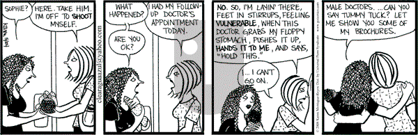 Clear Blue Water on Saturday May 24, 2008 Comic Strip