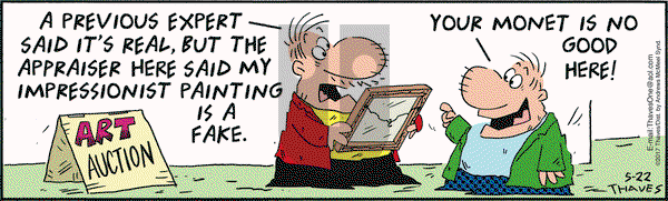 Frank and Ernest on Monday May 22, 2017 Comic Strip