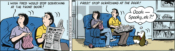 Fred Basset - Saturday October 11, 2014 Comic Strip