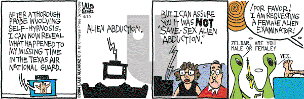 La Cucaracha on Saturday April 10, 2004 Comic Strip