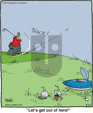 In the Bleachers on Thursday August 21, 2003 Comic Strip