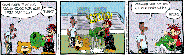 The Buckets on Friday May 1, 2015 Comic Strip