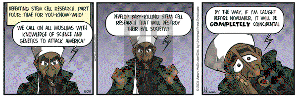 The Boondocks on Thursday August 26, 2004 Comic Strip