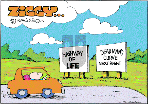 Ziggy - Sunday February 21, 2010 Comic Strip