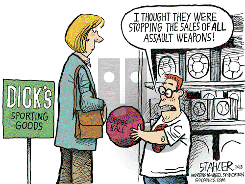 Jeff Stahler on Thursday March 1, 2018 Comic Strip