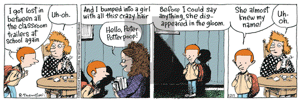 Cul de Sac on Monday December 1, 2008 Comic Strip