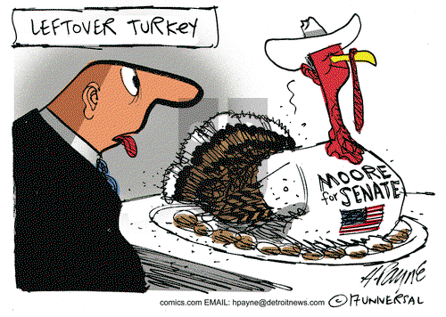 Henry Payne on Saturday November 25, 2017 Comic Strip