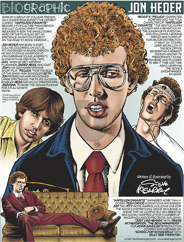 Biographic on Sunday October 9, 2005 Comic Strip