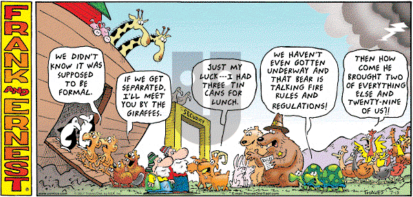 Frank and Ernest on Sunday July 15, 2007 Comic Strip