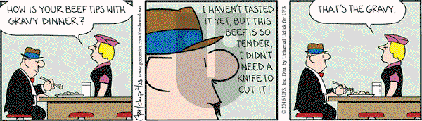 The Born Loser on Tuesday February 23, 2016 Comic Strip