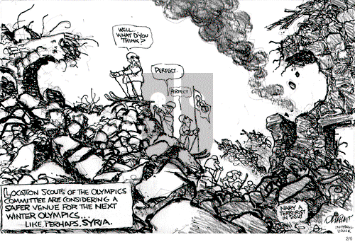 Pat Oliphant on Thursday February 6, 2014 Comic Strip