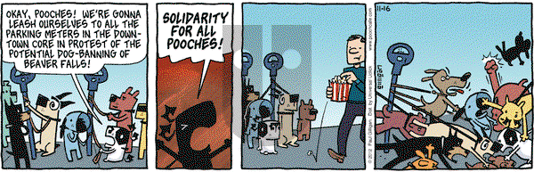 Pooch Cafe on Friday November 16, 2012 Comic Strip